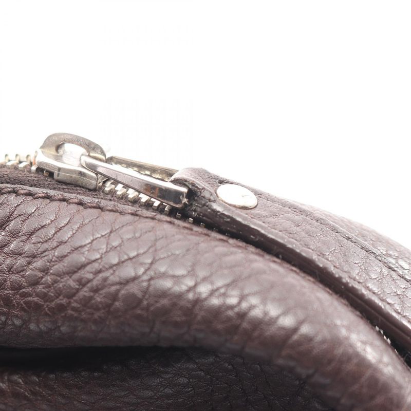 Gucci Business Bag 231850 Brown Leather 2way Briefcase Men's Used B