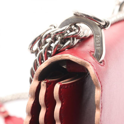 Fendi Shoulder Bag MINI KAN I 8m0381 Red Leather Canai Small 2way Shoulder