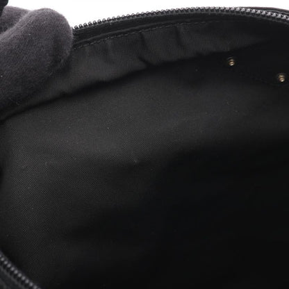 Prada Shoulder Bag Black Nylon Triangle Logo Shoulder Ladies Used A