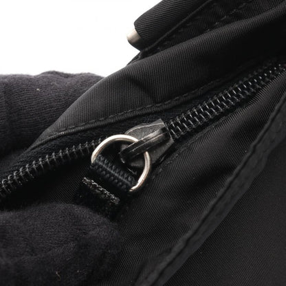 Prada Shoulder Bag Black Nylon Triangle Logo Shoulder Ladies Used A