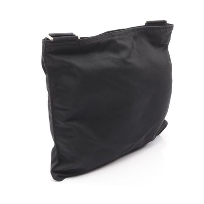 Prada Shoulder Bag Black Nylon Triangle Logo Shoulder Ladies Used A