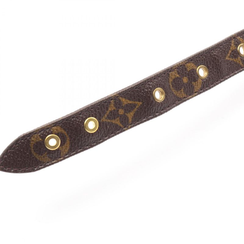 Louis Vuitton Shoulder Bag Nile Monogram M45244 PVC Coated Canvas Leather Nile