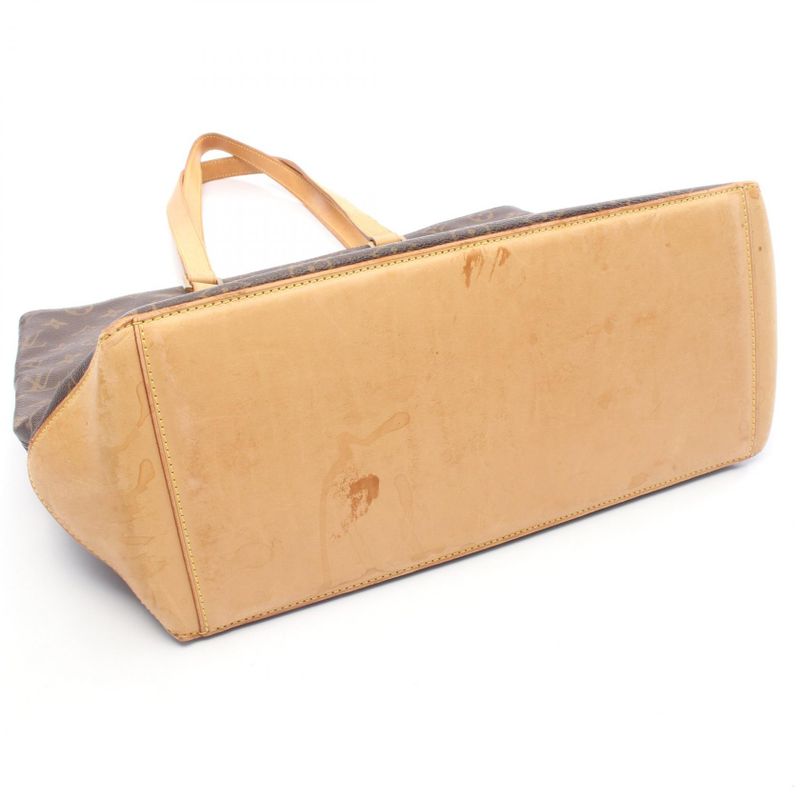 Louis Vuitton Tote Bag Cabas Mezzo M51151 PVC Coated Canvas Leather Cabas Mezzo