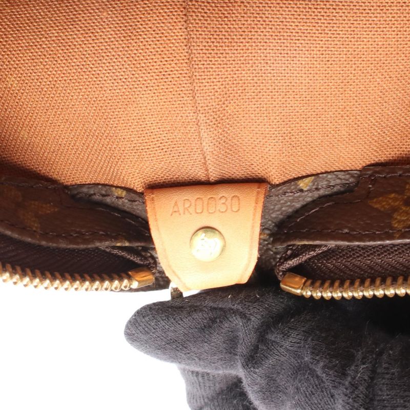 Louis Vuitton Tote Bag Cabas Mezzo M51151 PVC Coated Canvas Leather Cabas Mezzo