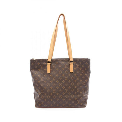 Louis Vuitton Tote Bag Cabas Mezzo M51151 PVC Coated Canvas Leather Cabas Mezzo