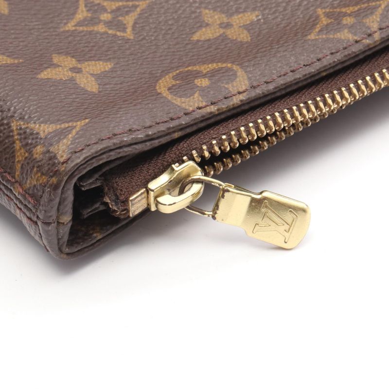 Louis Vuitton Tote Bag Cabas Mezzo M51151 PVC Coated Canvas Leather Cabas Mezzo