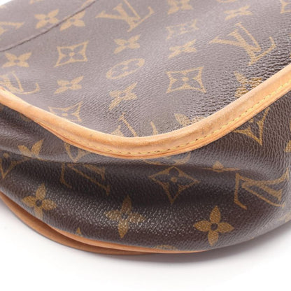 Louis Vuitton Shoulder Bag Menilmontan PM M40474 PVC Coated Canvas Leather