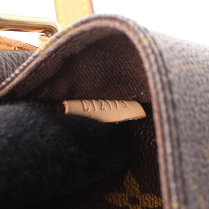 Louis Vuitton Shoulder Bag Menilmontan PM M40474 PVC Coated Canvas Leather