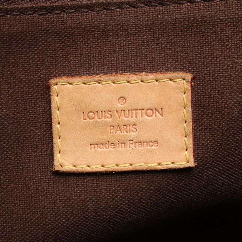 Louis Vuitton Shoulder Bag Menilmontan PM M40474 PVC Coated Canvas Leather