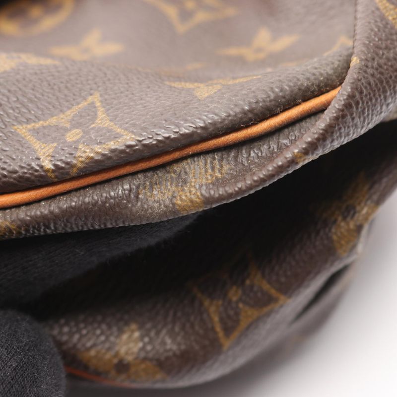 Louis Vuitton Shoulder Bag Saumur 35 M42254 PVC Coated Canvas Leather Saumur 35