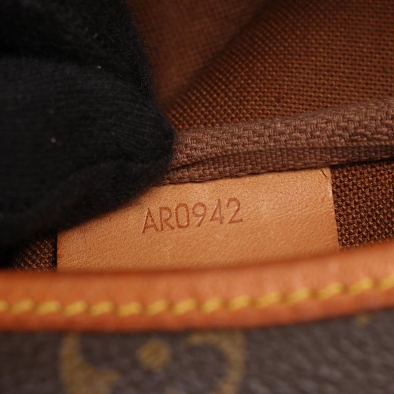 Louis Vuitton Shoulder Bag Saumur 35 M42254 PVC Coated Canvas Leather Saumur 35