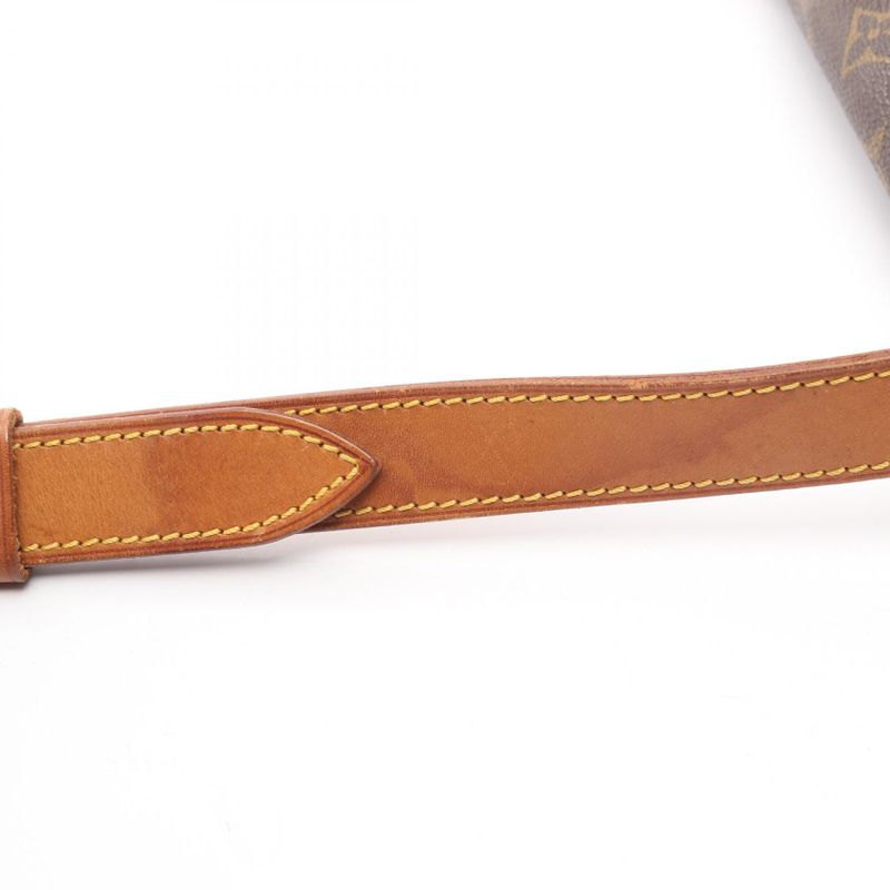 Louis Vuitton Shoulder Bag Saumur 35 M42254 PVC Coated Canvas Leather Saumur 35