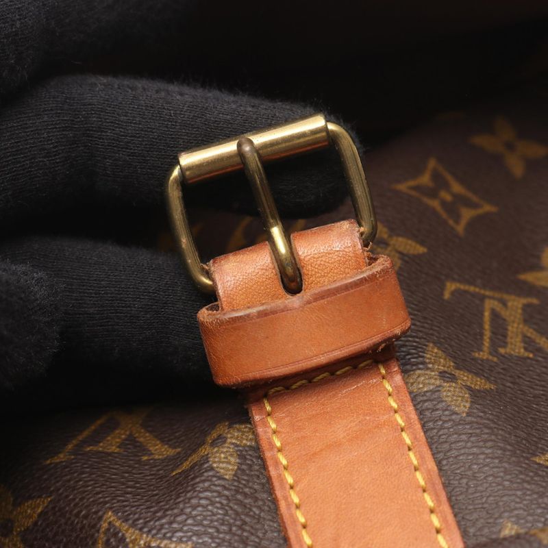 Louis Vuitton Shoulder Bag Saumur 35 M42254 PVC Coated Canvas Leather Saumur 35