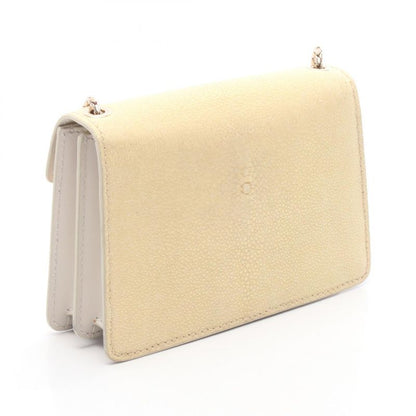 Bvlgari Shoulder Bag Serpenti Forever Beige White Leather Serpenti Forever