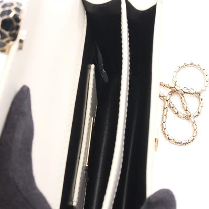 Bvlgari Shoulder Bag Serpenti Forever Beige White Leather Serpenti Forever