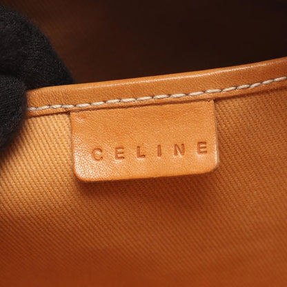 Celine Shoulder Bag C Macadam Navy Canvas Leather C Macadam Handbag Ladies Used