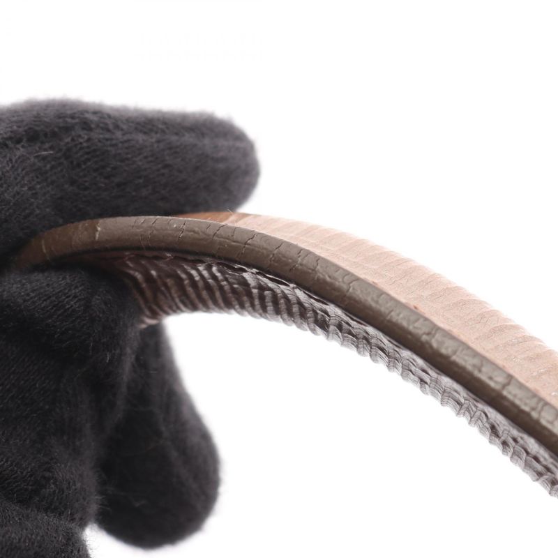 Celine Shoulder Bag Beige Brown Canvas Leather Tote Bag Women's Used B