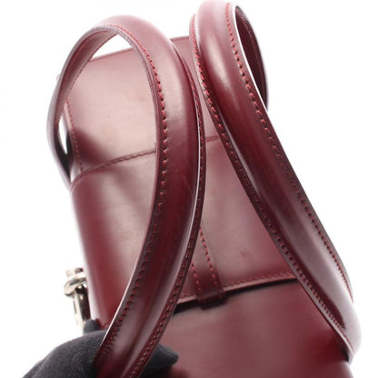 Cartier Handbag Panthère Bordeaux Leather Panthère Mastline Handbag Ladies Used
