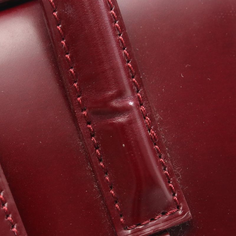 Cartier Handbag Panthère Bordeaux Leather Panthère Mastline Handbag Ladies Used