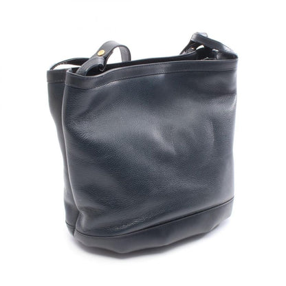 Gucci Shoulder Bag Interlocking G 001 14 0934 Navy Leather Shoulder Bag Ladies