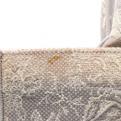 Christian Dior Tote Bag BOOK TOTE Medium Toile De Jouy Ivory Gray Canvas Book
