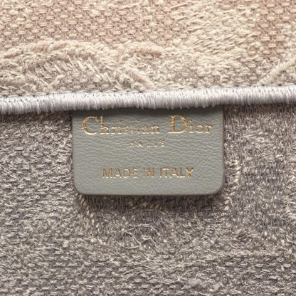 Christian Dior Tote Bag BOOK TOTE Medium Toile De Jouy Ivory Gray Canvas Book