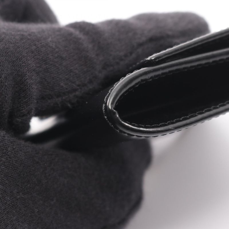 Cartier Coin Case Pasha Black Leather Pasha Coin Case Ladies Used A