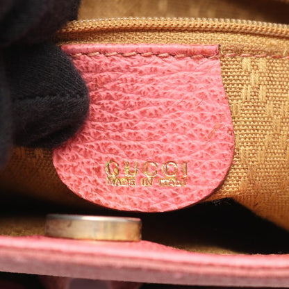 Gucci Handbag Bamboo 000 123 0316 Pink Suede Leather Bamboo 2way Shoulder