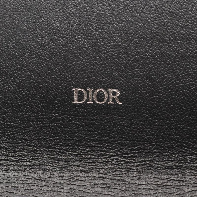 Dior Bifold Long Wallet Oblique Navy Beige Canvas Oblique Bifold Long Wallet