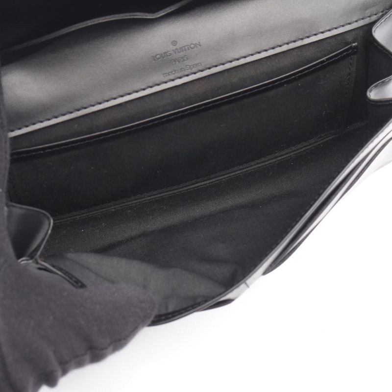 Louis Vuitton Shoulder Bag Honfleur M52732 Noir Black Leather Honfleur Women's