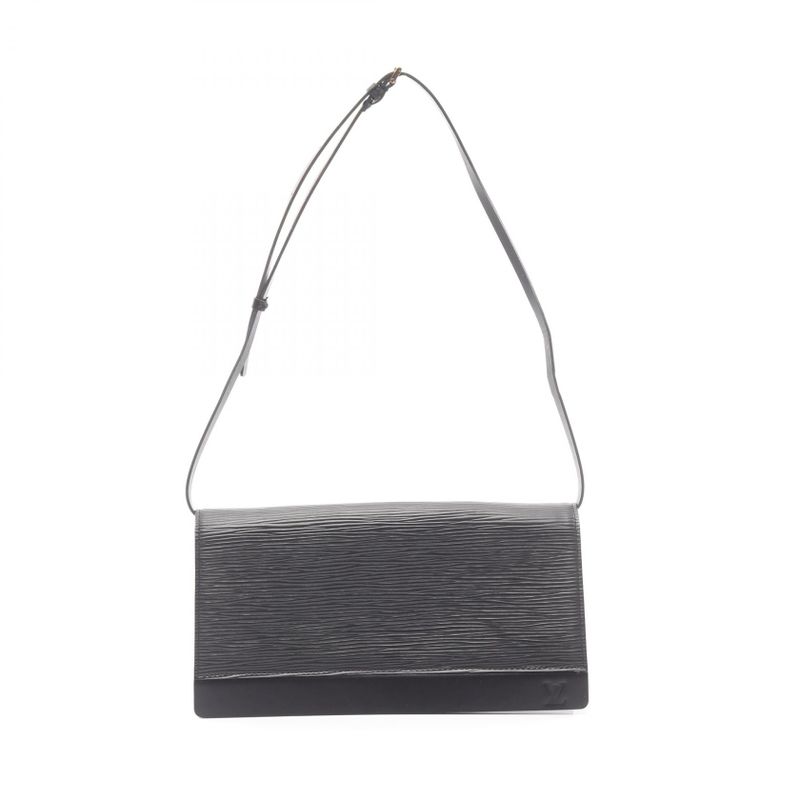 Louis Vuitton Shoulder Bag Honfleur M52732 Noir Black Leather Honfleur Women's