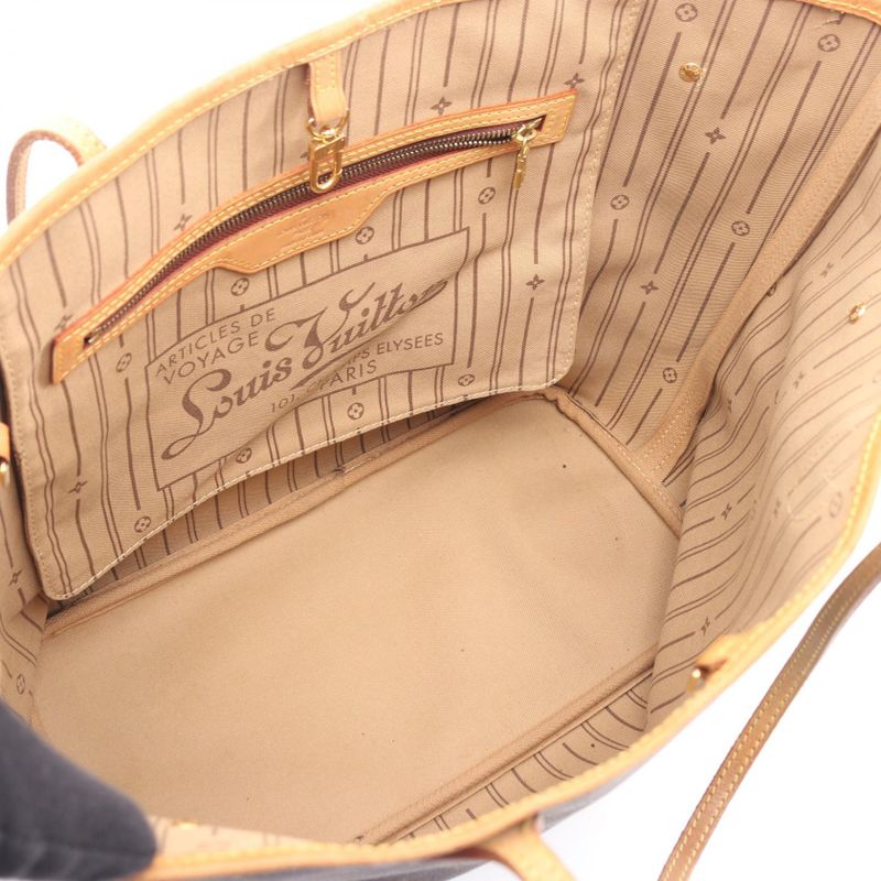 Louis Vuitton Tote Bag Neverfull MM M40156 PVC Coated Canvas Leather Neverfull