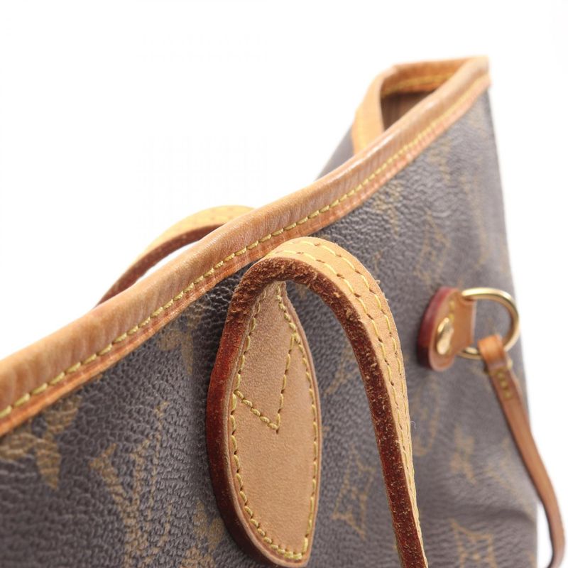 Louis Vuitton Tote Bag Neverfull MM M40156 PVC Coated Canvas Leather Neverfull