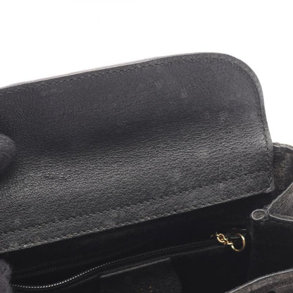 Gucci Handbag Bamboo 007 2214 0238 Black Suede Leather Bamboo Mini Bag Ladies