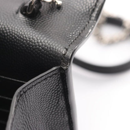 Saint Laurent Paris Shoulder Bag Kate Tassel 452159 Black Leather Kate Chain