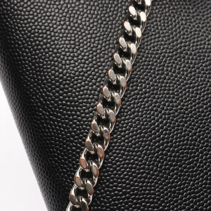 Saint Laurent Paris Shoulder Bag Kate Tassel 452159 Black Leather Kate Chain