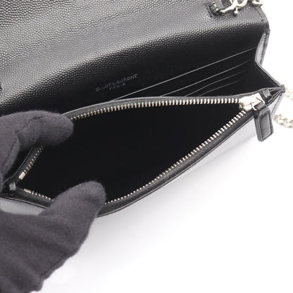 Saint Laurent Paris Shoulder Bag Kate Tassel 452159 Black Leather Kate Chain