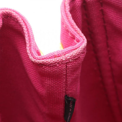 Prada Tote Bag Canapa Pink Canvas Canapa 2way Tote Ladies Used B