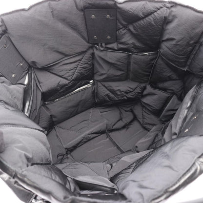 Bottega Veneta Tote Bag Maxi Intrecciato Squash 629192 Black Leather Intrecciato