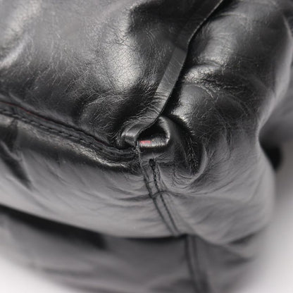 Bottega Veneta Tote Bag Maxi Intrecciato Squash 629192 Black Leather Intrecciato