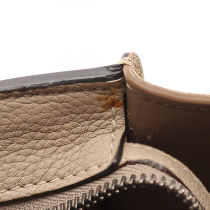 Celine Handbag Trapeze Medium 169542 Greige Leather Suede Trapeze Medium