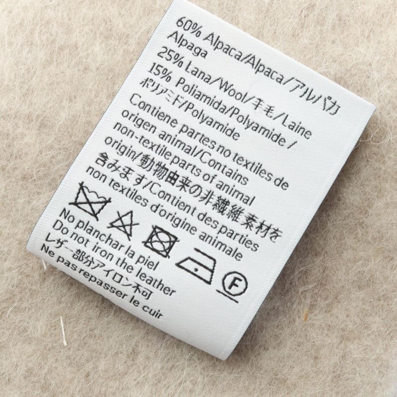 Loewe Muffler Scarf Fsf4ss1w065395 Navy Wool Muffler Women's