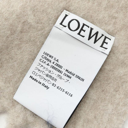 Loewe Muffler Scarf Fsf4ss1w065395 Navy Wool Muffler Women's