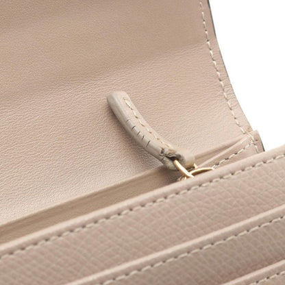 Fendi Bifold Long Wallet F Is 8m0251 Beige Leather F Is Long Wallet Ladies Used