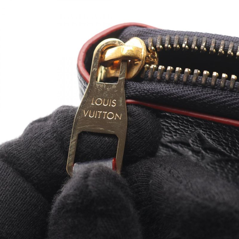 Louis Vuitton Round Long Wallet Zippy Wallet M62121 Marine Rouge Leather Zippy
