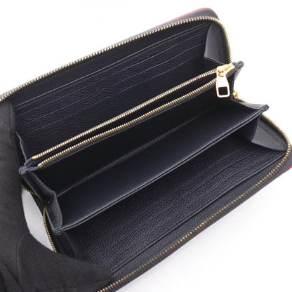 Louis Vuitton Round Long Wallet Zippy Wallet M62121 Marine Rouge Leather Zippy