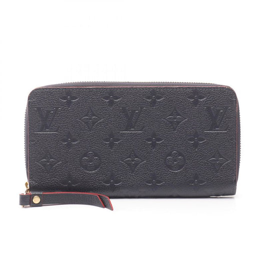 Louis Vuitton Round Long Wallet Zippy Wallet M62121 Marine Rouge Leather Zippy