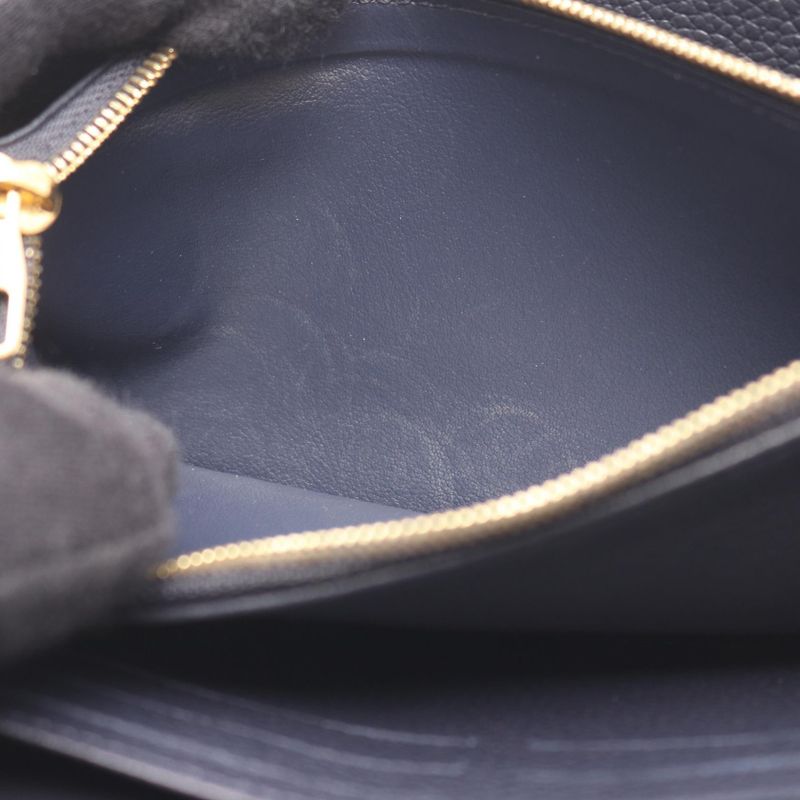 Louis Vuitton Round Long Wallet Zippy Wallet M62121 Marine Rouge Leather Zippy