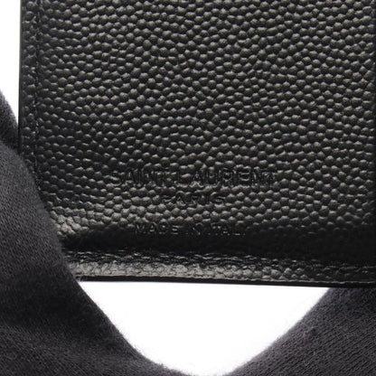 Saint Laurent Paris Bifold Wallet Black Leather Bifold Wallet Men's Used B