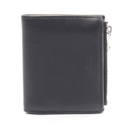 Saint Laurent Paris Bifold Wallet Black Leather Bifold Wallet Men's Used B
